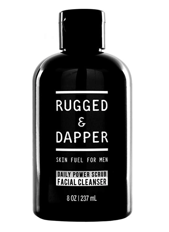 Rugged & Dapper Daily Power Scrub Facial Cleanser 8 oz bottle