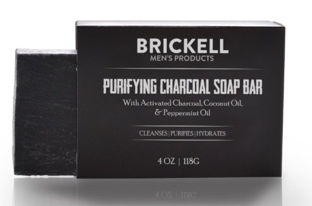 brickell purifying charcoal soap bar