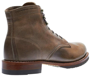 Wolverine Evans 1000 Mile boot stone leather angle