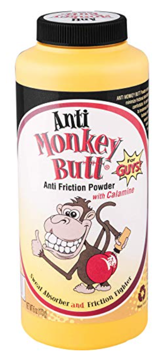 Bottle of Anti Monkey Butt powder