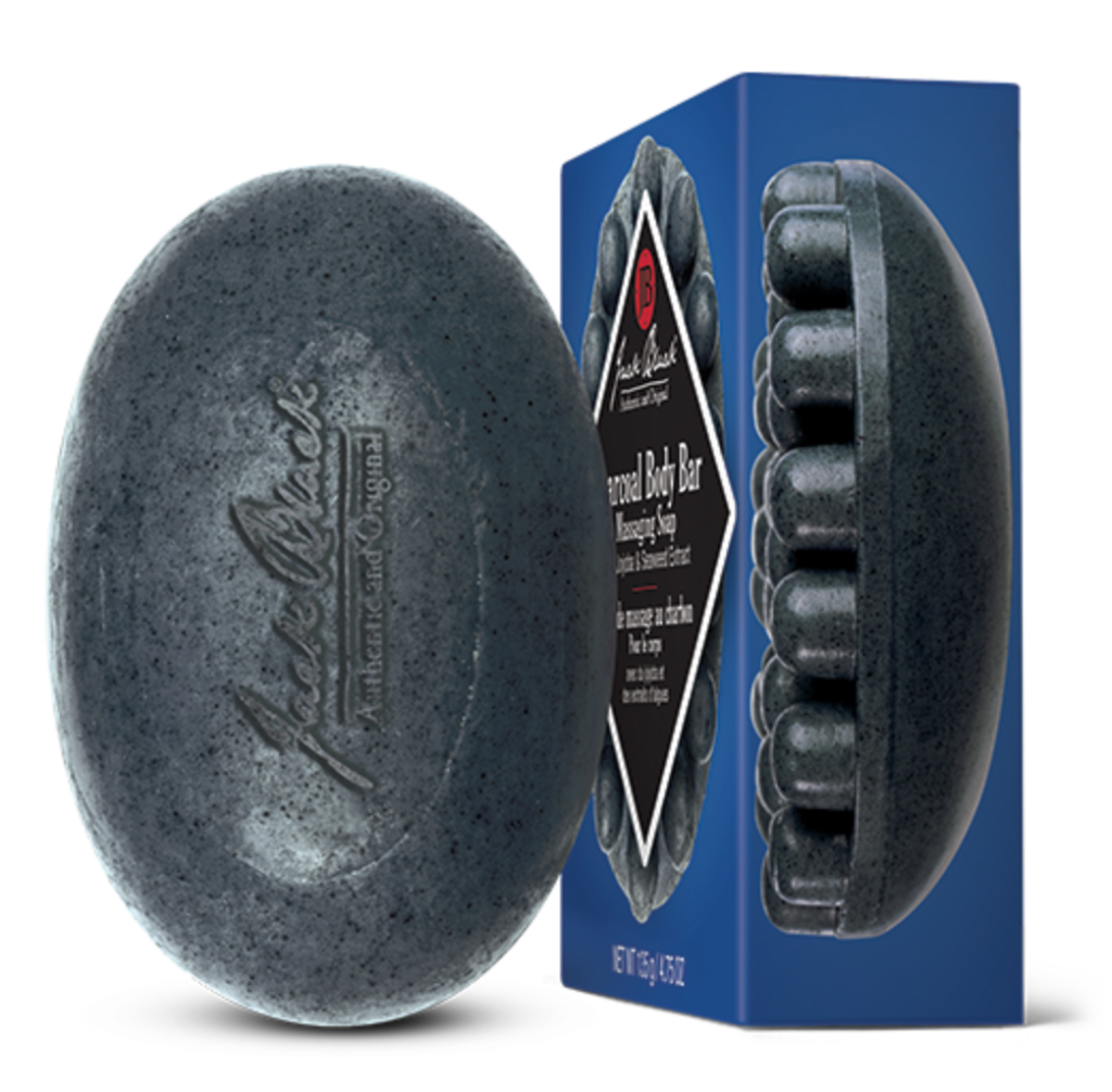 Jack Black best charcoal bar soap for men with packaging 