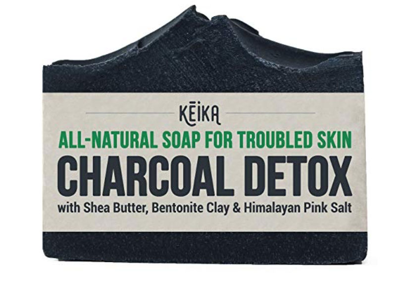 Bar of Keika Naturals charcoal detox best charcoal bar soap