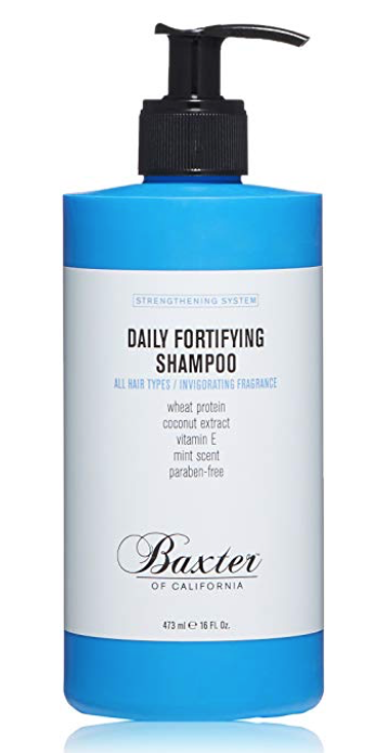 Baxter of California daily fortifying shampoo for men 16 ounce pump bottle