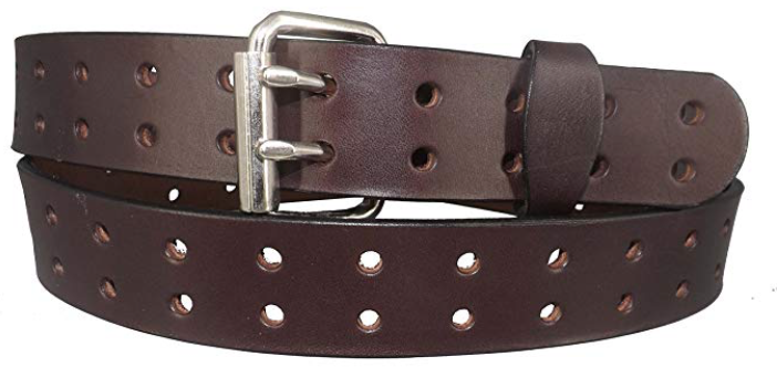 thumbnail image 2 of Dickies Men's Leather Double Prong Belt - Black 1X (42-44 Inch) Work & Casual Belt 2 of 10