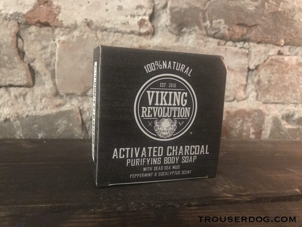 Viking Revolution bar soap in packaging