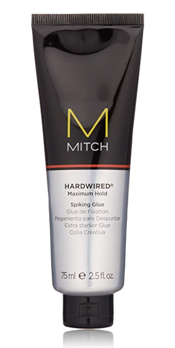 2.5 ounce tube of Mitch Hardwired spiking glue for spiked hairstyle