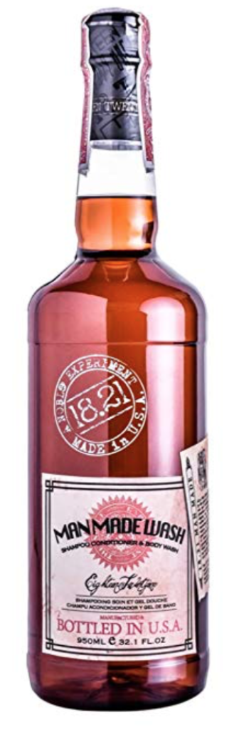 Bottle of 18.21 Man Made Wash for men - 32 ounce bottle