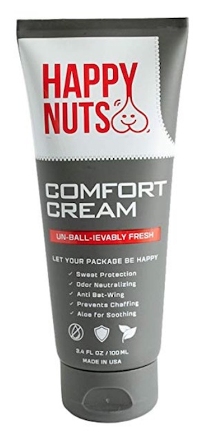 Tube of Happy Nuts ball deodorant for men - Best deodorant for men's balls