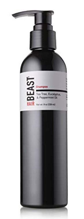 Bottle of Tame the Beast shampoo - best shampoo for men with long hair