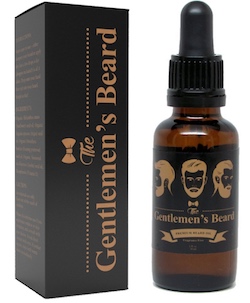 Bottle of The Gentlemen's Beard oil - best unscented beard oil