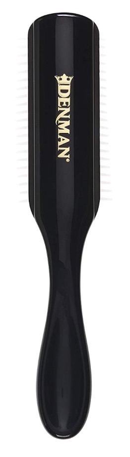 Black Denman Classic brush - best products for men with long hair.
