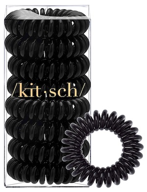 Package of Kitsch spiral hair ties - best hair ties for men