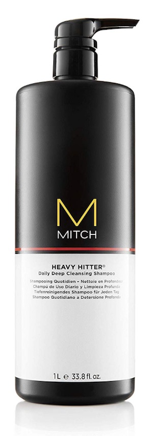 Bottle of Mitch Heavy Hitter shampoo - best smelling shampoos for men