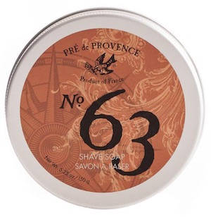 Tin of Pre de Provence shave soap - best smelling shave soap for men