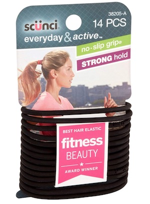 Package of Scunci Everyday & Active hair ties - best hair ties for men