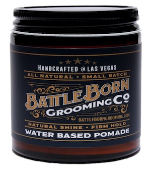 Jar of Battle Born Grooming Co. pomade