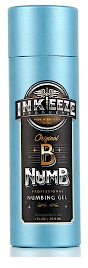 Bottle of Ink-Eeze B Numb Gel