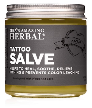 Jar of Ora's Amazing Herbal Tattoo Salve