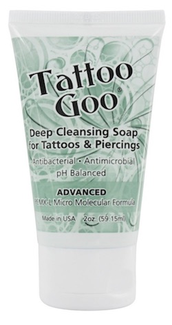 Bottle of Tattoo Goo Deep Cleansing Soap