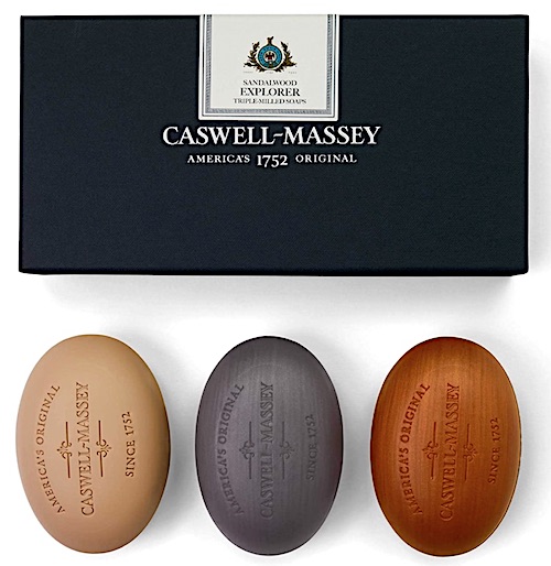 Caswell-Massey bar soap set - Sandalwood Explorer scent