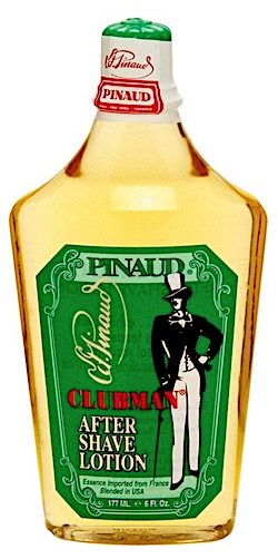 Bottle of Clubman Pinaud Aftershave Lotion