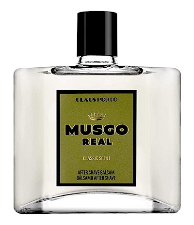 Bottle of Musgo Real aftershave balm