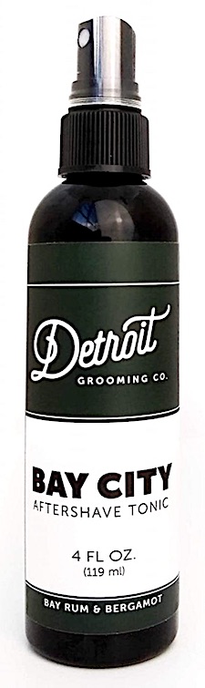 Bottle of Detroit Grooming Co. Bay City Aftershave