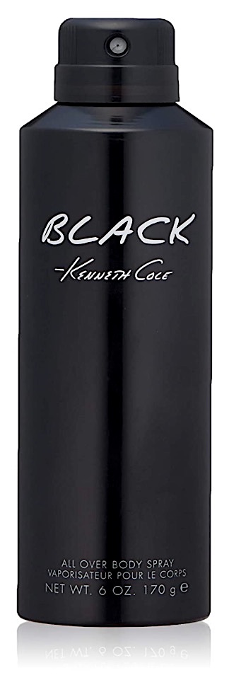 Bottle of Kenneth Cole Black body spray