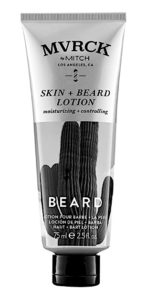 A bottle of Mitch leave-in beard conditioner