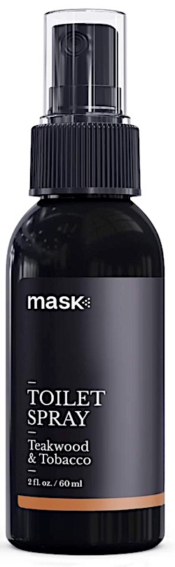 Bottle of Mask poop spray for the toilet.